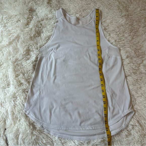 Lululemon Sculpt Women's White Tank Top Size: 6 - Picture 6 of 8